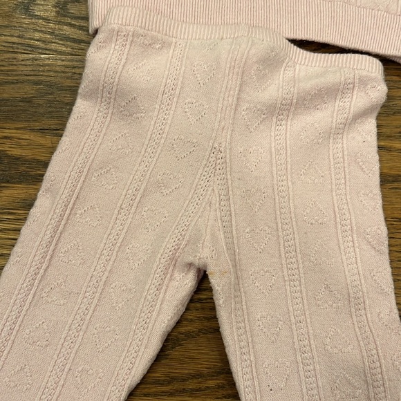 💕x2HP💕Splendid Infant Girls Lots of Love Sweater Set pink - Picture 9 of 13